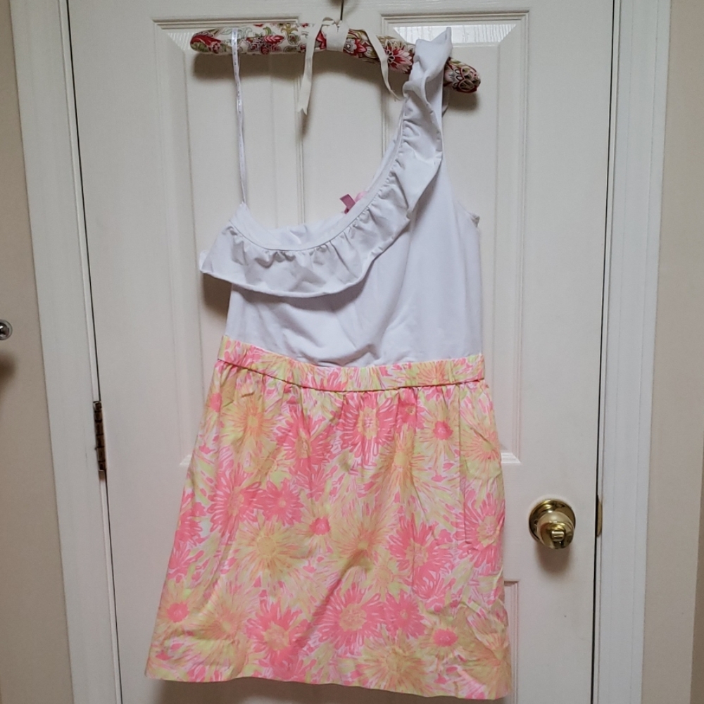 Lilly Pulitzer One Shoulder Dress
